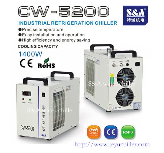 CW-5200 chiller for Phoseon LED UV Curing